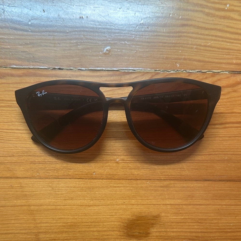 Ray-Ban Brown Frame Brown Lens Women's Sunglasses